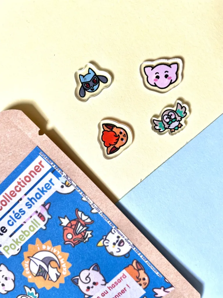 Bling bag porte clés shaker pokeball 1.webp