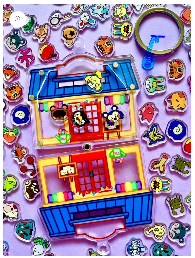 Porte clés shaker Animal crossing 2.webp