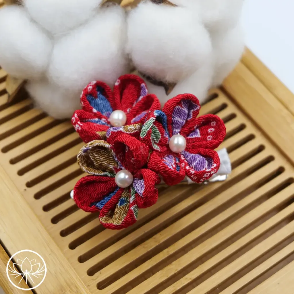 Barette Chirimen - Yoake Bijoux