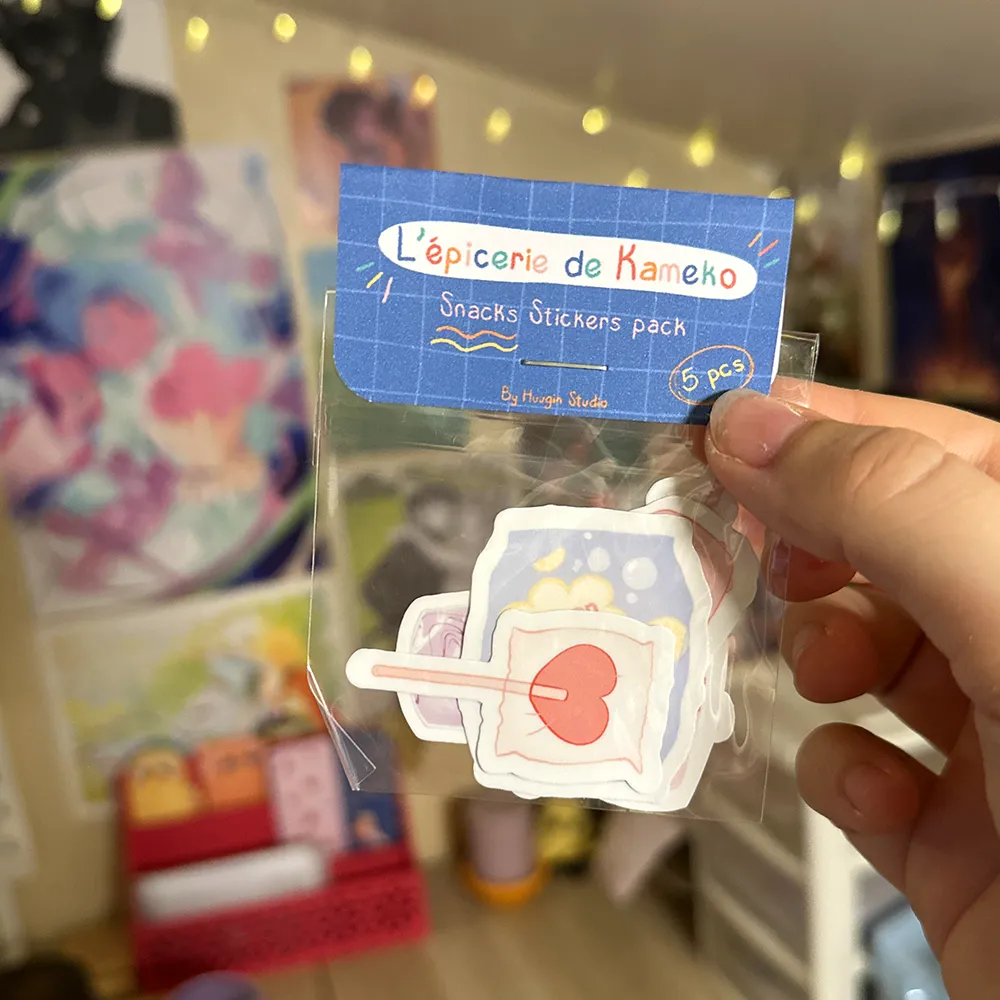 Pack de stickers snack - Eve Huugin