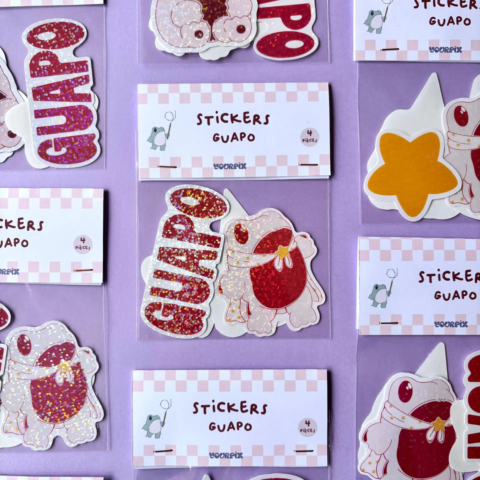 Pack Stickers Guapo - Yourpix
