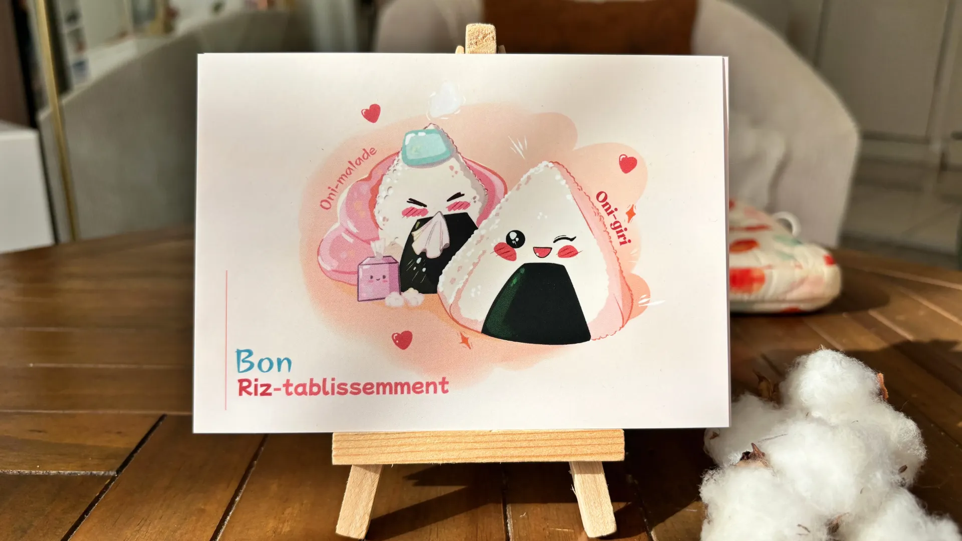 Carte Postale Onigiri - SunBee