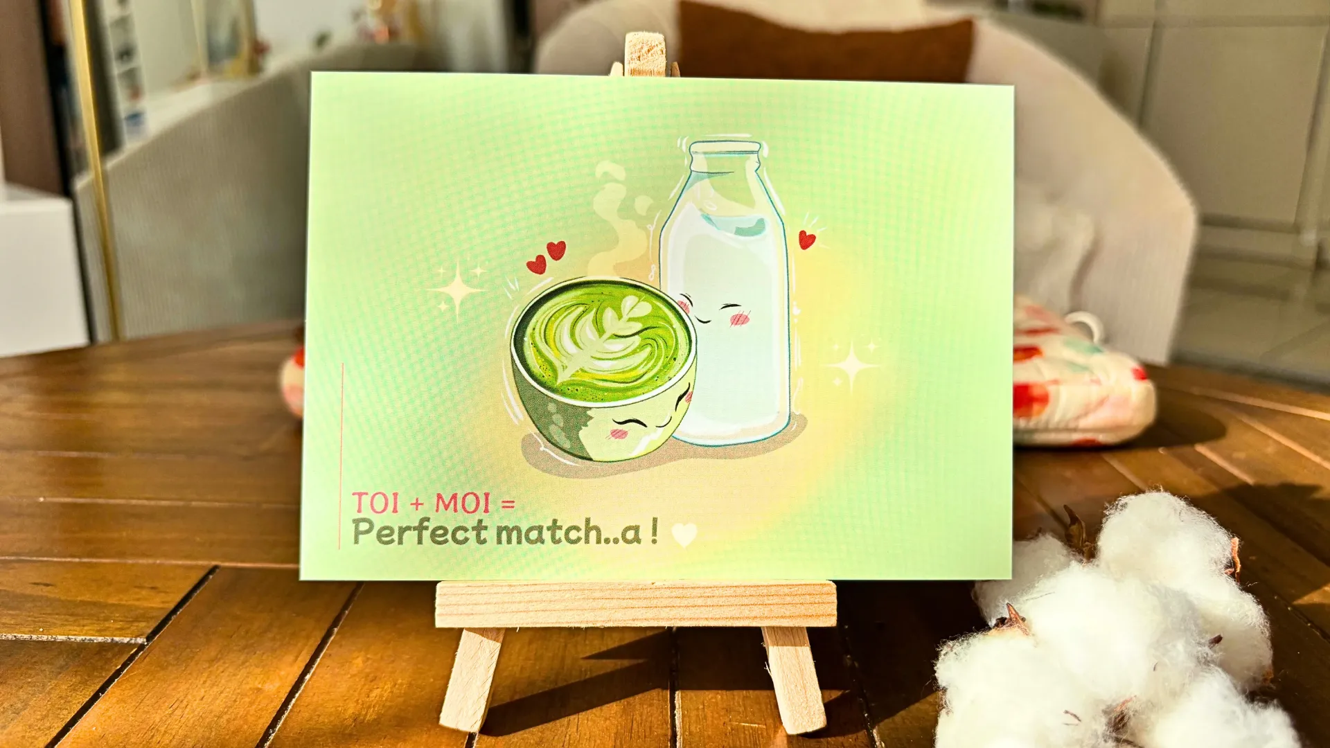 Carte Postale Matcha - SunBee