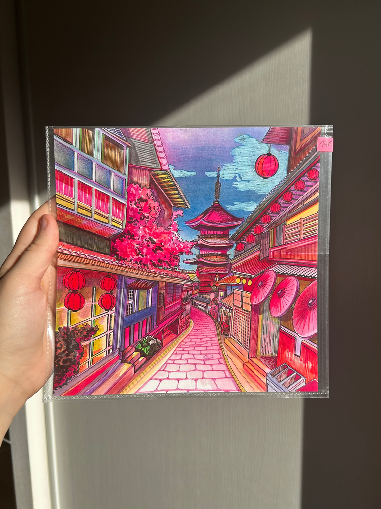 P29 - Illustration 20x20 - HOKAN-JI - Clémentine CHAPUT