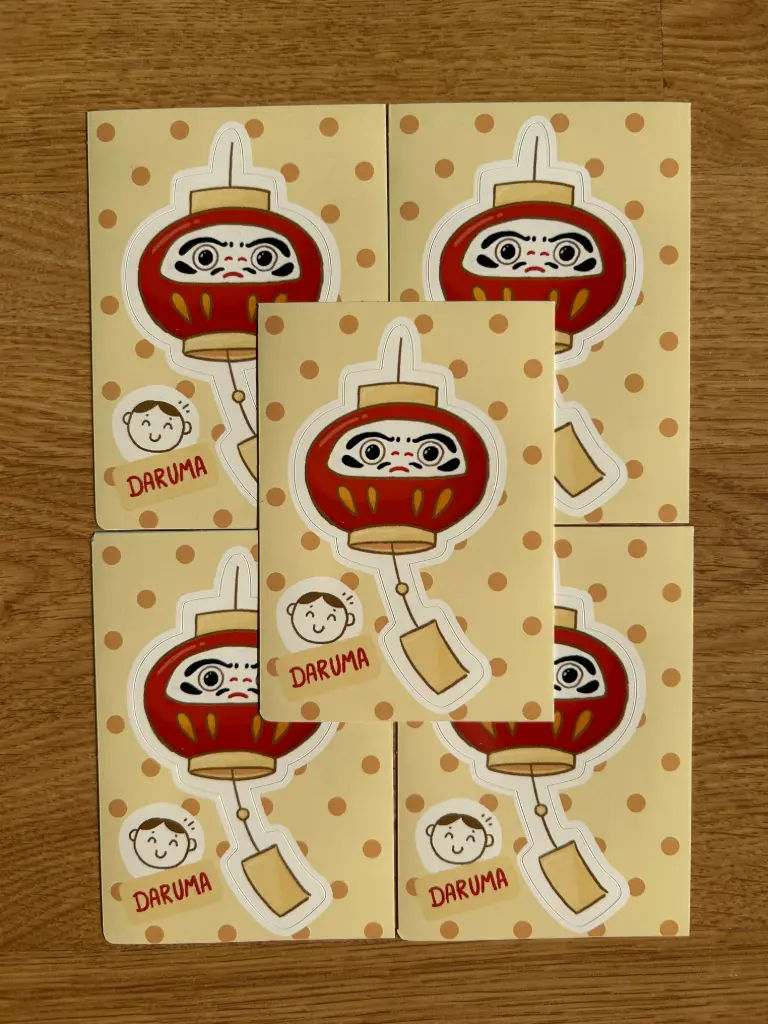 Sticker Daruma - Atelier Cora