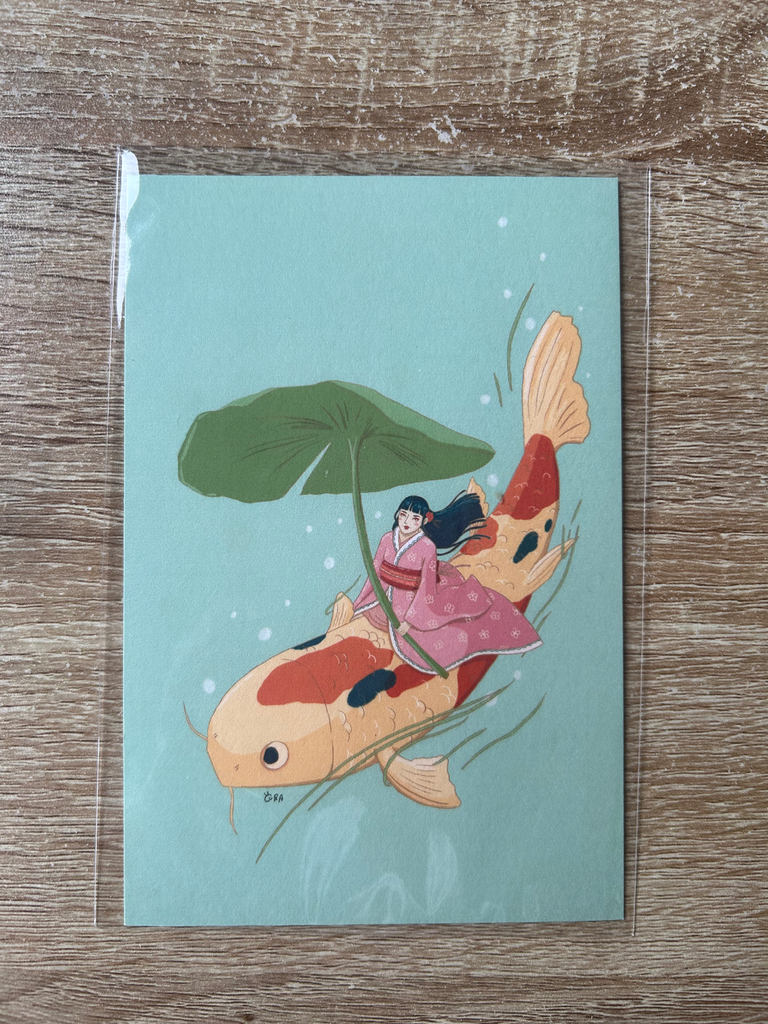 Carte Balade en carpe - Atelier Cora