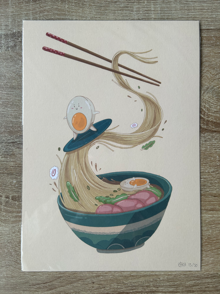 Illustration A4 - Ramen toi ! - Atelier Cora