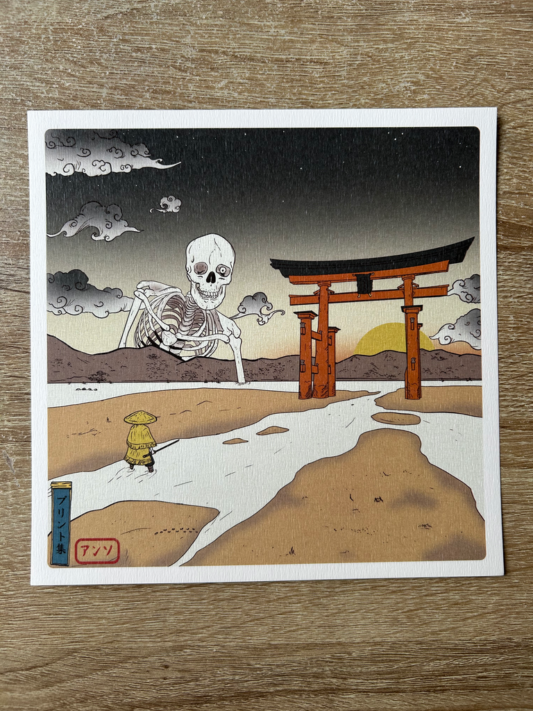 Print Grande Torii 20x20 - Antho Illustration