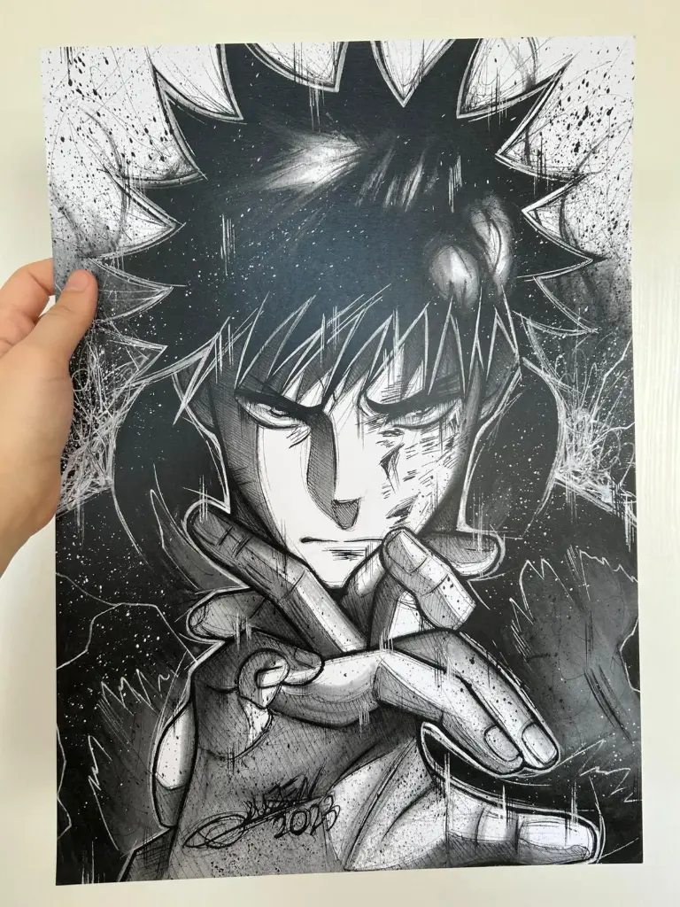 Print A3 - Megumi Fushiguro - Jujutsu Kaisen - Okuzen