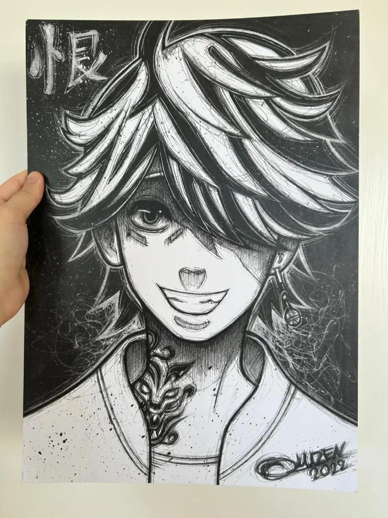 Print A3 - Kazutora Hanemiya - Tokyo Revengers 