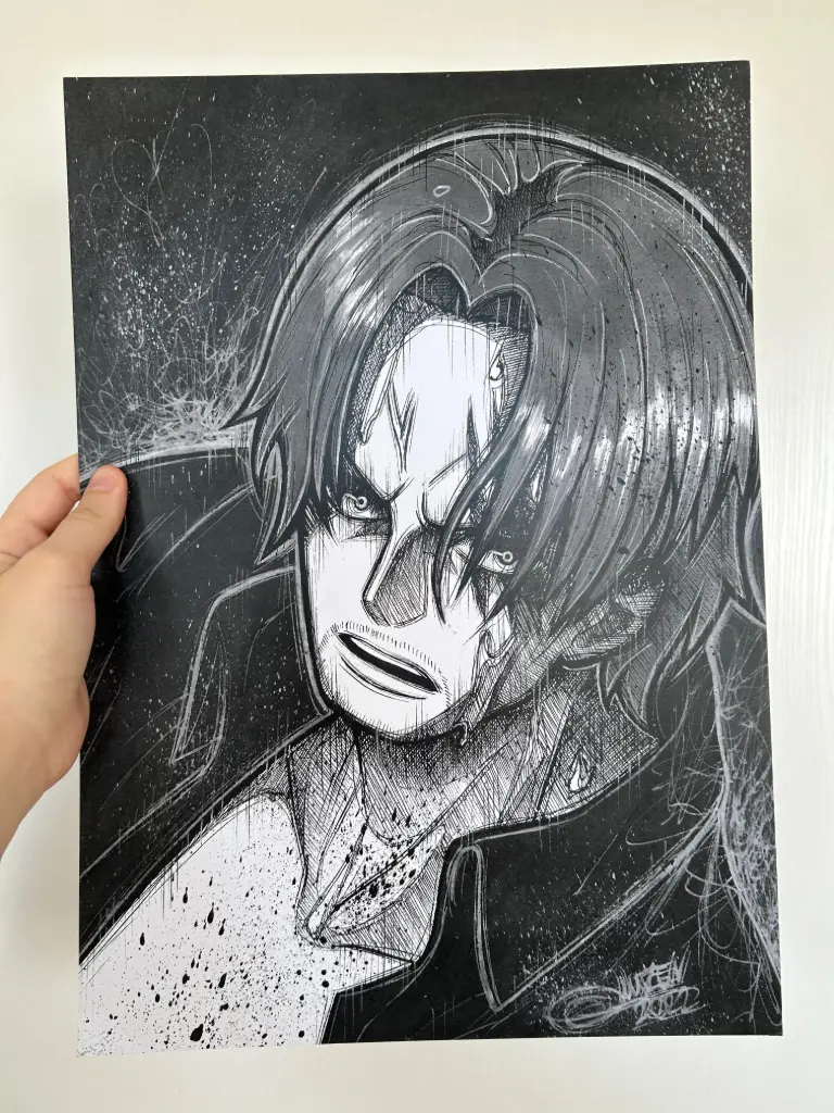 Print A3 - Shanks le Roux - One Piece - Okuzen