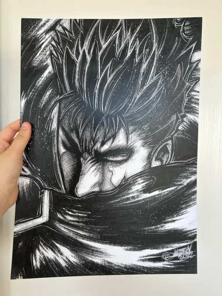 Print A3 - Guts - Berserk - Okuzen