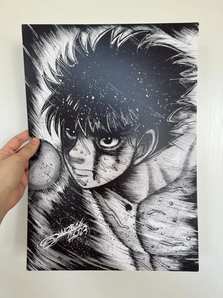 Print A3 - Ippo Makunouchi - Hajime No Ippo - Okuzen