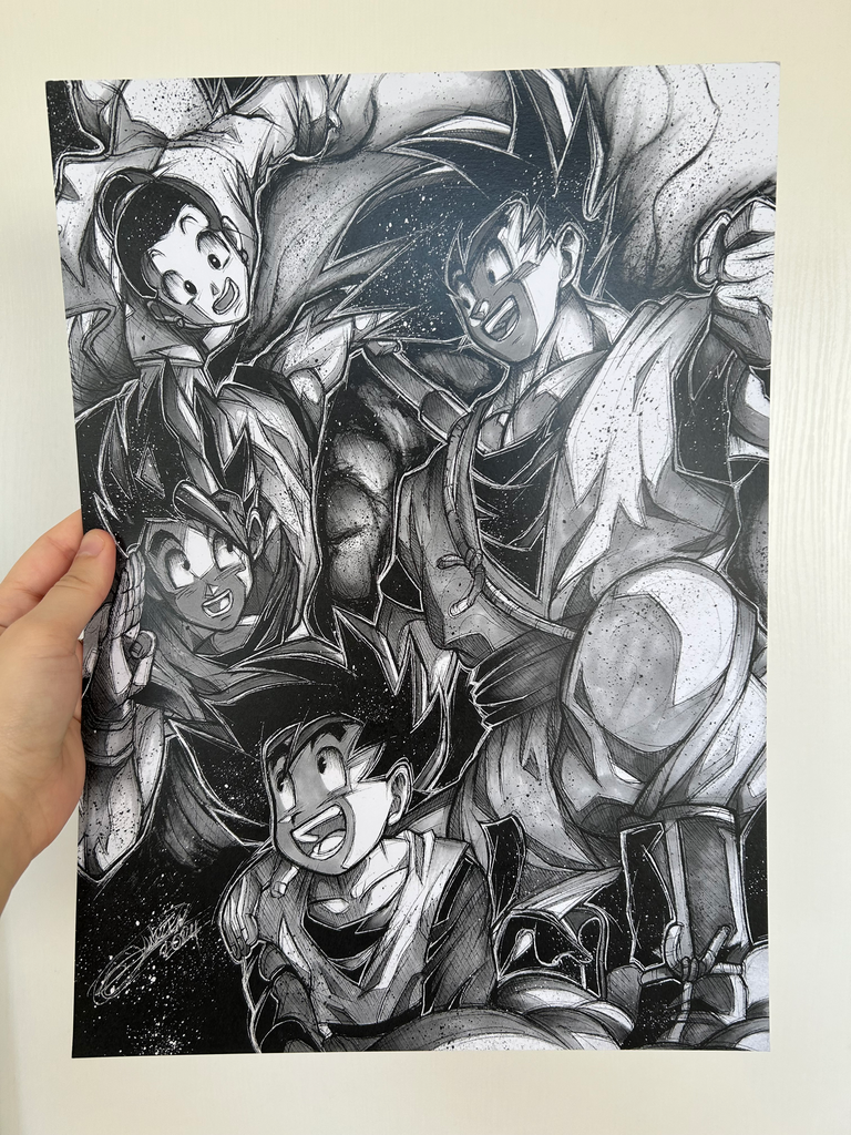 Print A3 - Dragon Ball Family - Dragon Ball - Okuzen