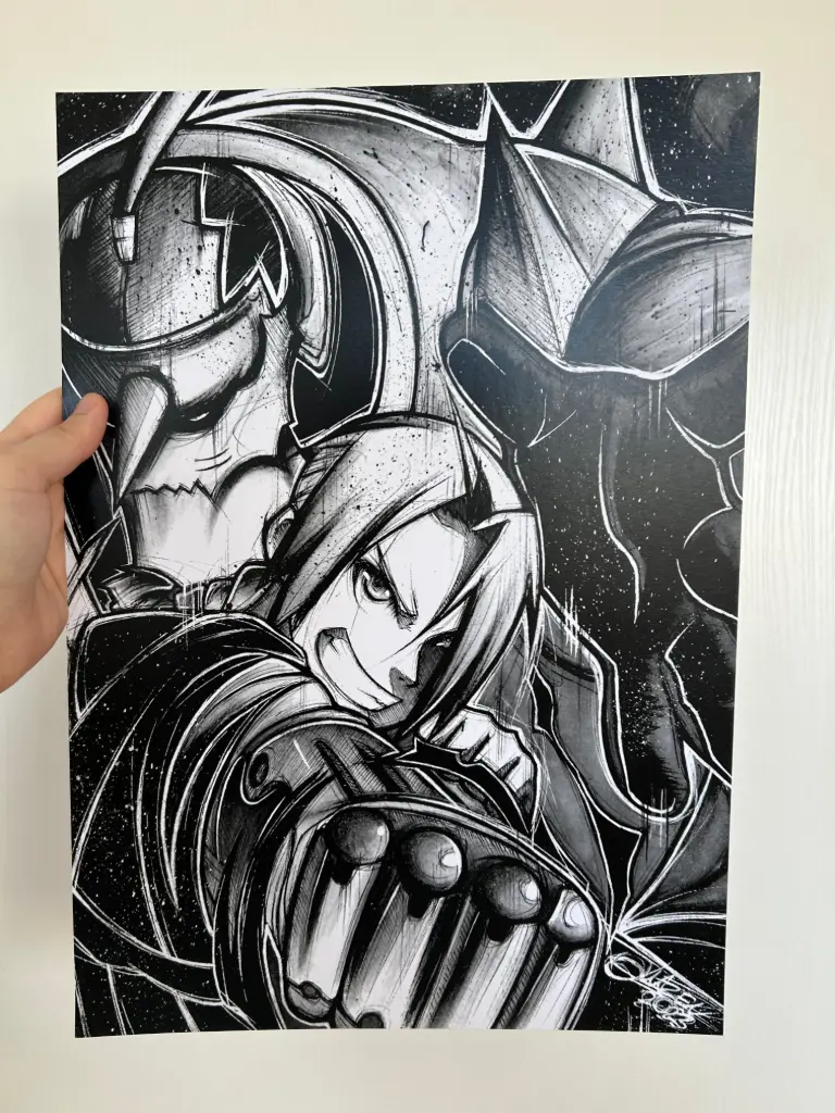 Print A3 - Edward et Alphonse Elric - Fullmetal Alchemist - Okuzen