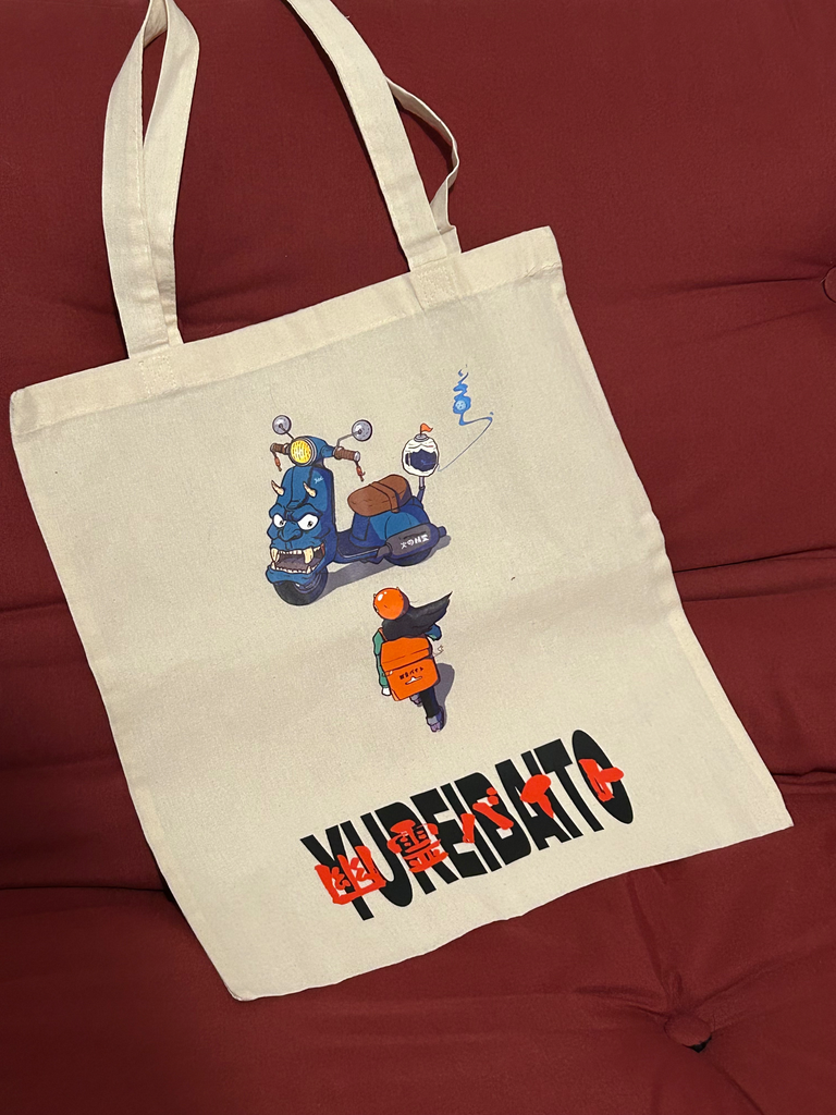 Tote Bag Yurei Baito - Akira - Antho Illustration
