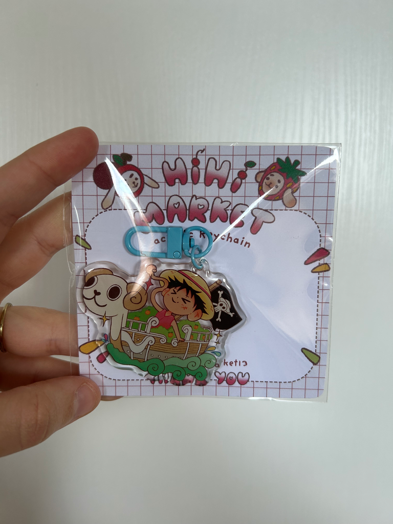 Porte-Clés Luffy Bateau - One Piece - Hihi Market