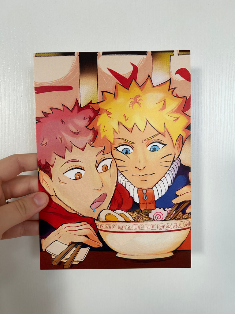 Print Naruto & Yuji - Jujutsu Kaisen x Naruto