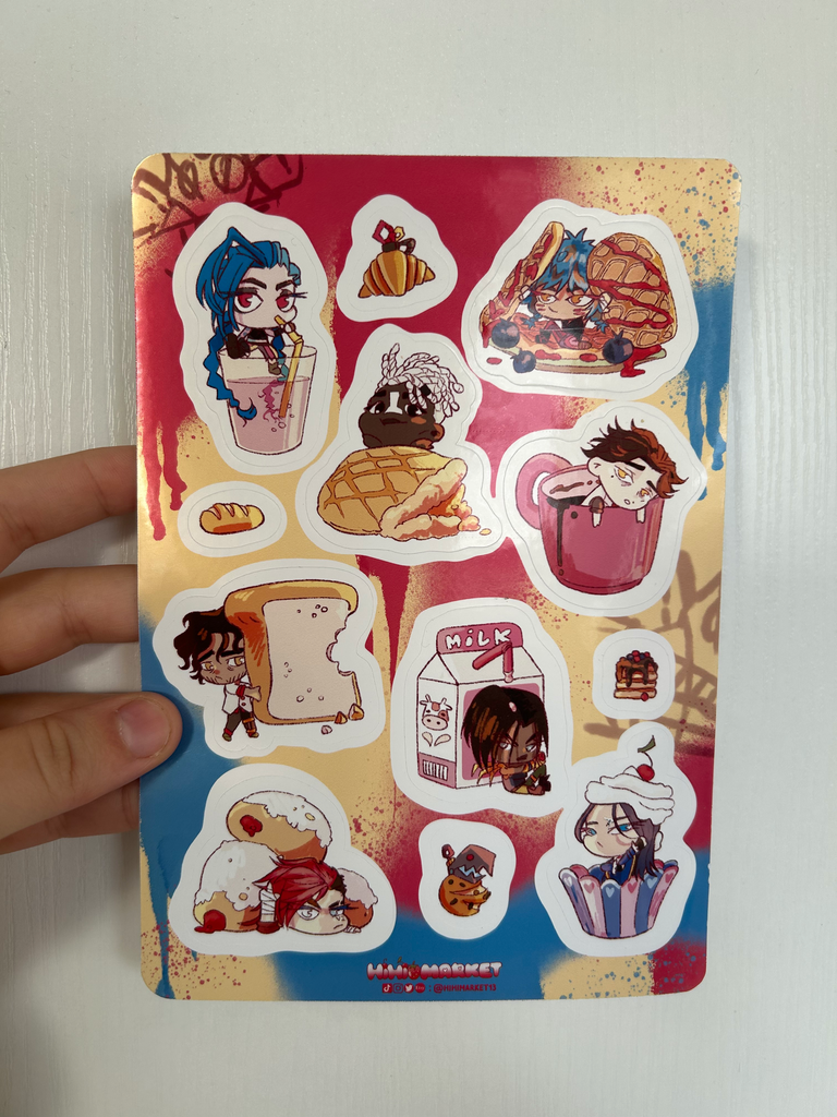 Planche de stickers Pastries - Arcane