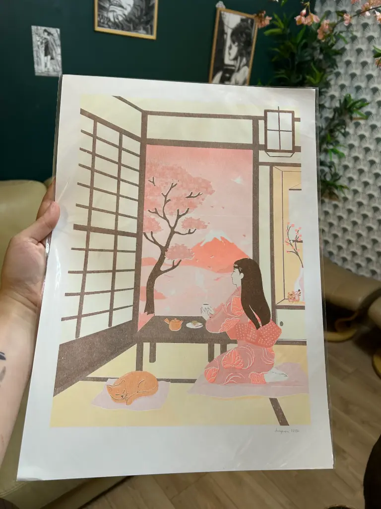 Print A3 Le Printemps au Japon
