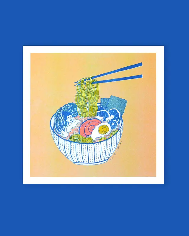 Print Ramen Yu pour Inaba 29,7x29,7 - Amypiou