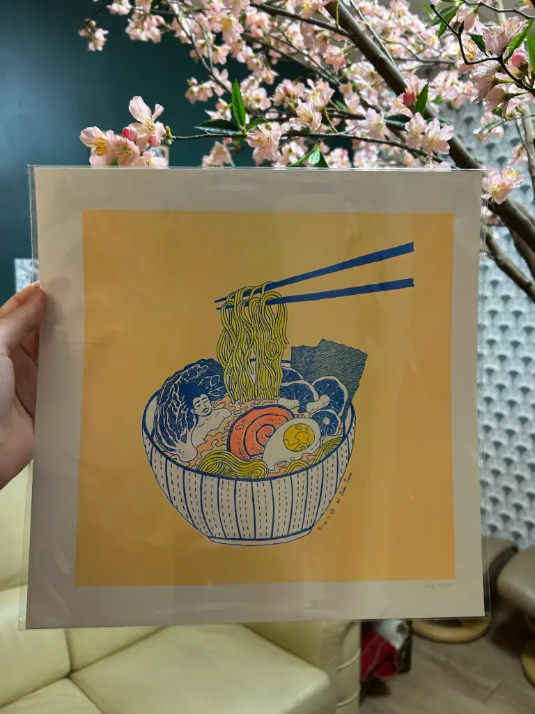 Print Ramen Yu pour Inaba 29,7x29,7