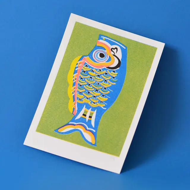 Print A5 Jouet folklorique japonais : Koi No Bori