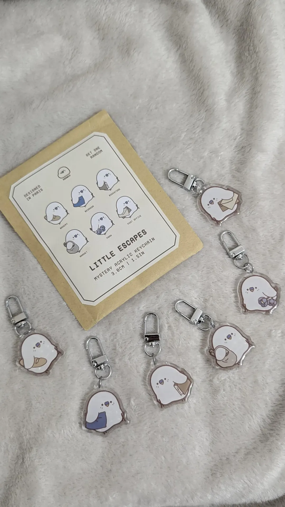 Porte-Clés acrylique mystère Hatchi