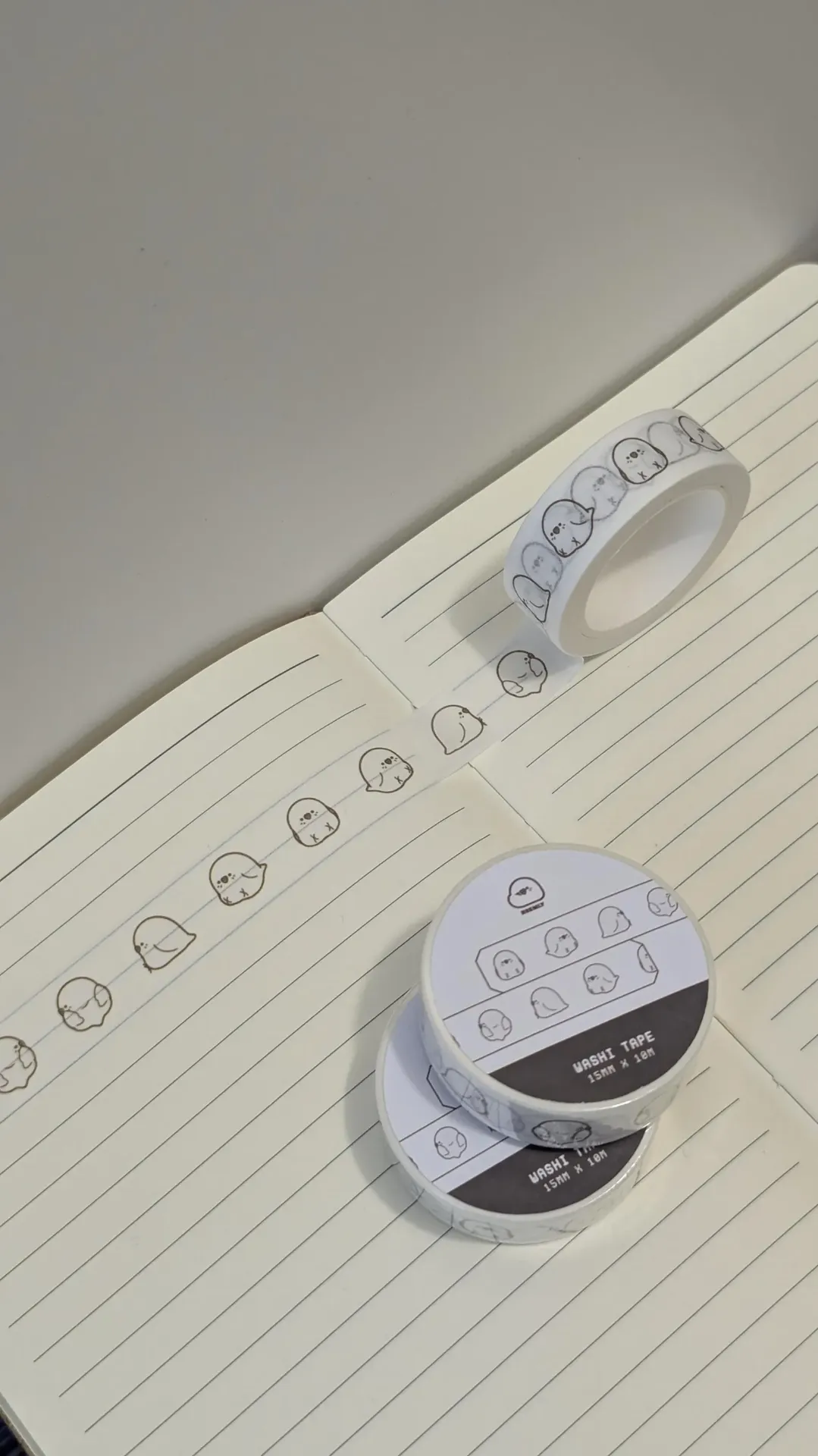 Washi Tape Hatchi assis 360°