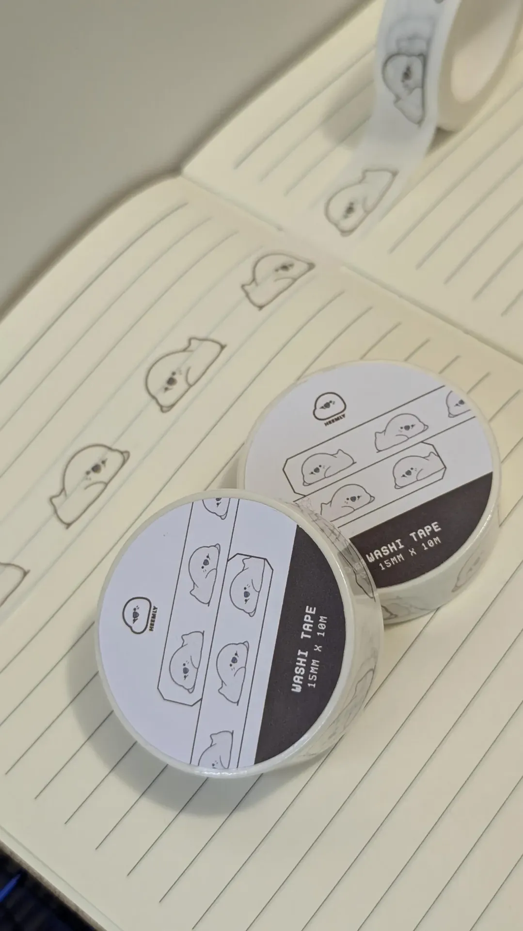 Washi Tape Hatchi allongé - Heemly