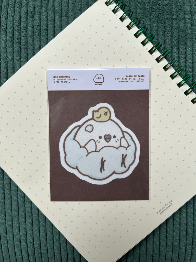 Sticker waterproof Hatchi bain - Heemly