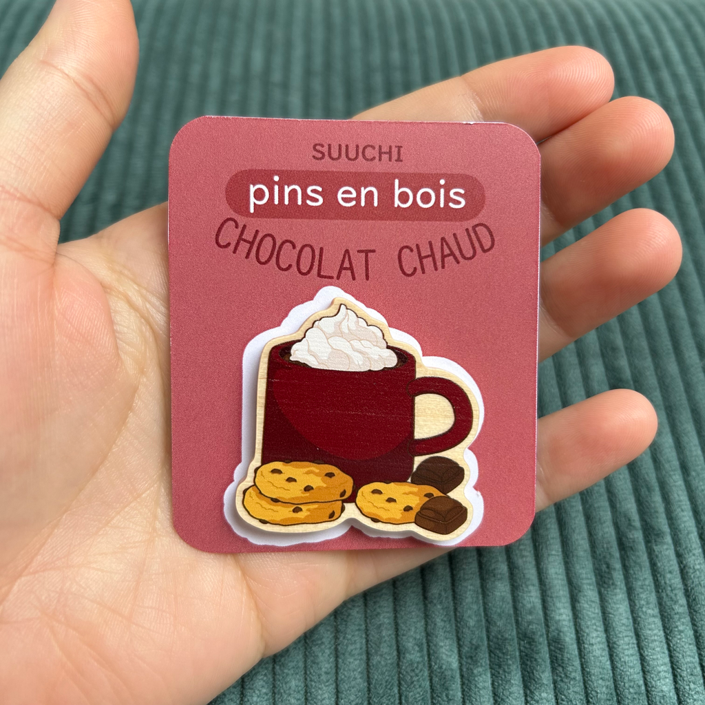 Pins chocolat chaud