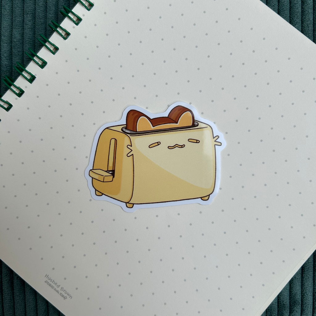 Stickers Chat grille-pain