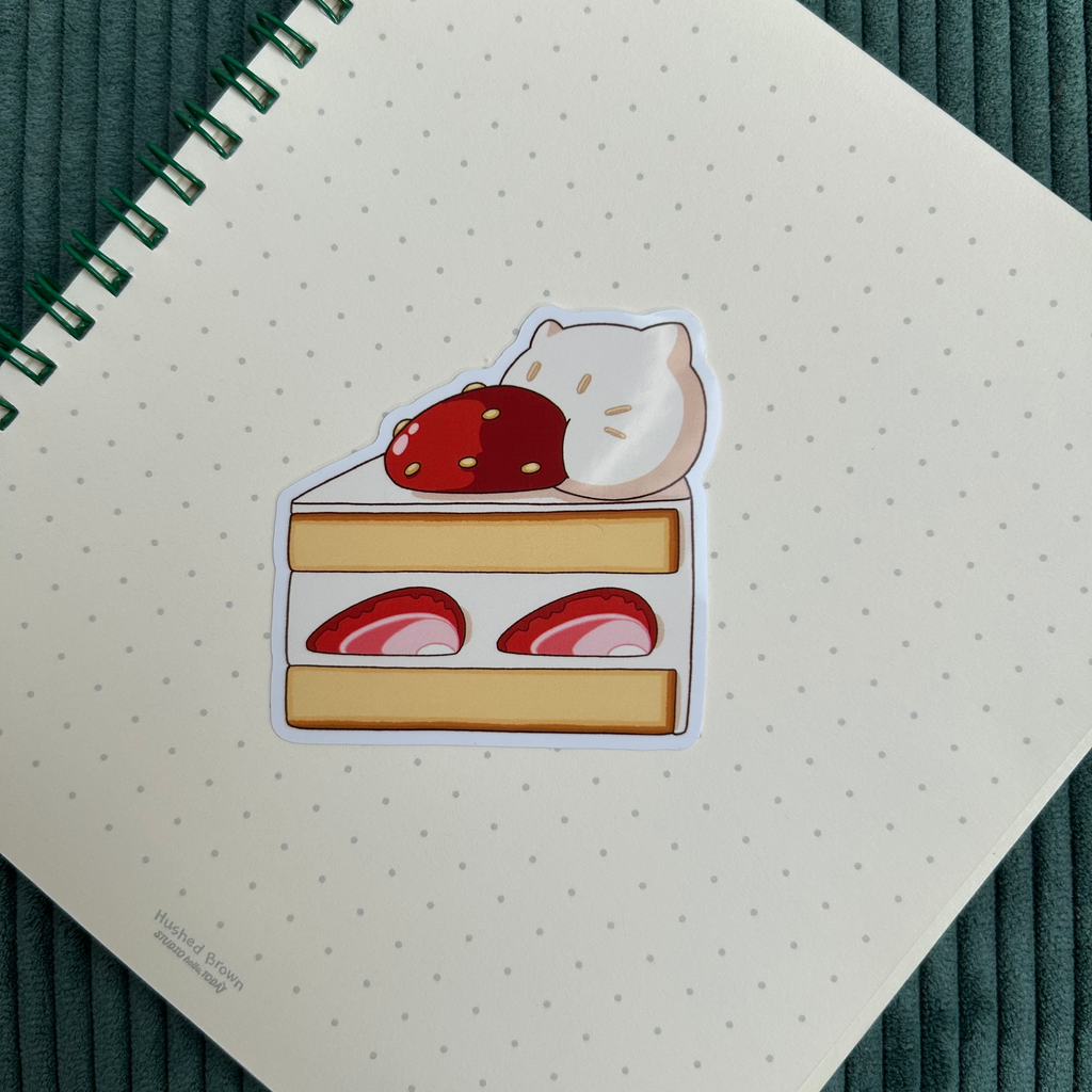 Stickers Chat fraisier