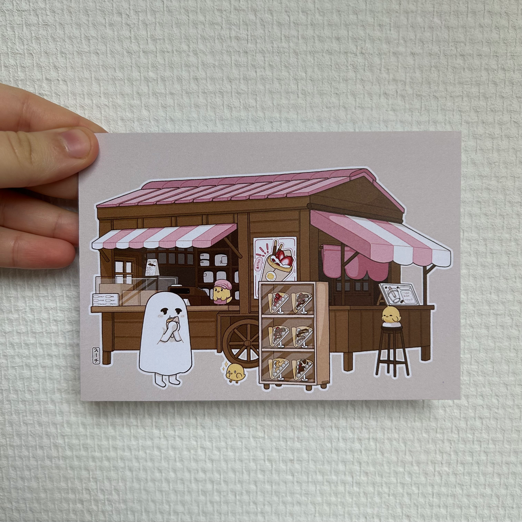 Print - Roulotte et crêpes - A6 - Suuchi