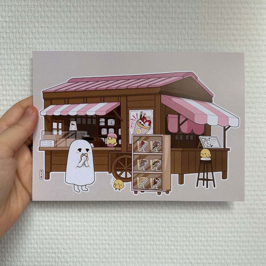 Print - Roulotte et crêpes - A5 - Suuchi