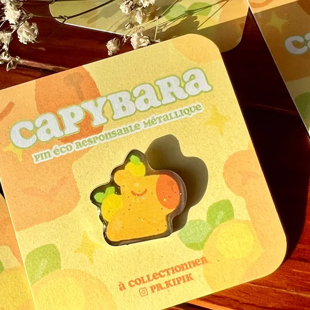 Pins éco - Yuzu Capybara