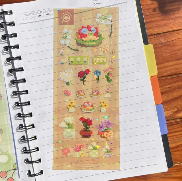 Planche de Stickers -Joli Bouquet - Pr. Kipik