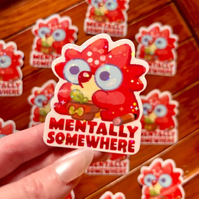Sticker - Pr.Kipik Mentally Somewhere [derniers!]