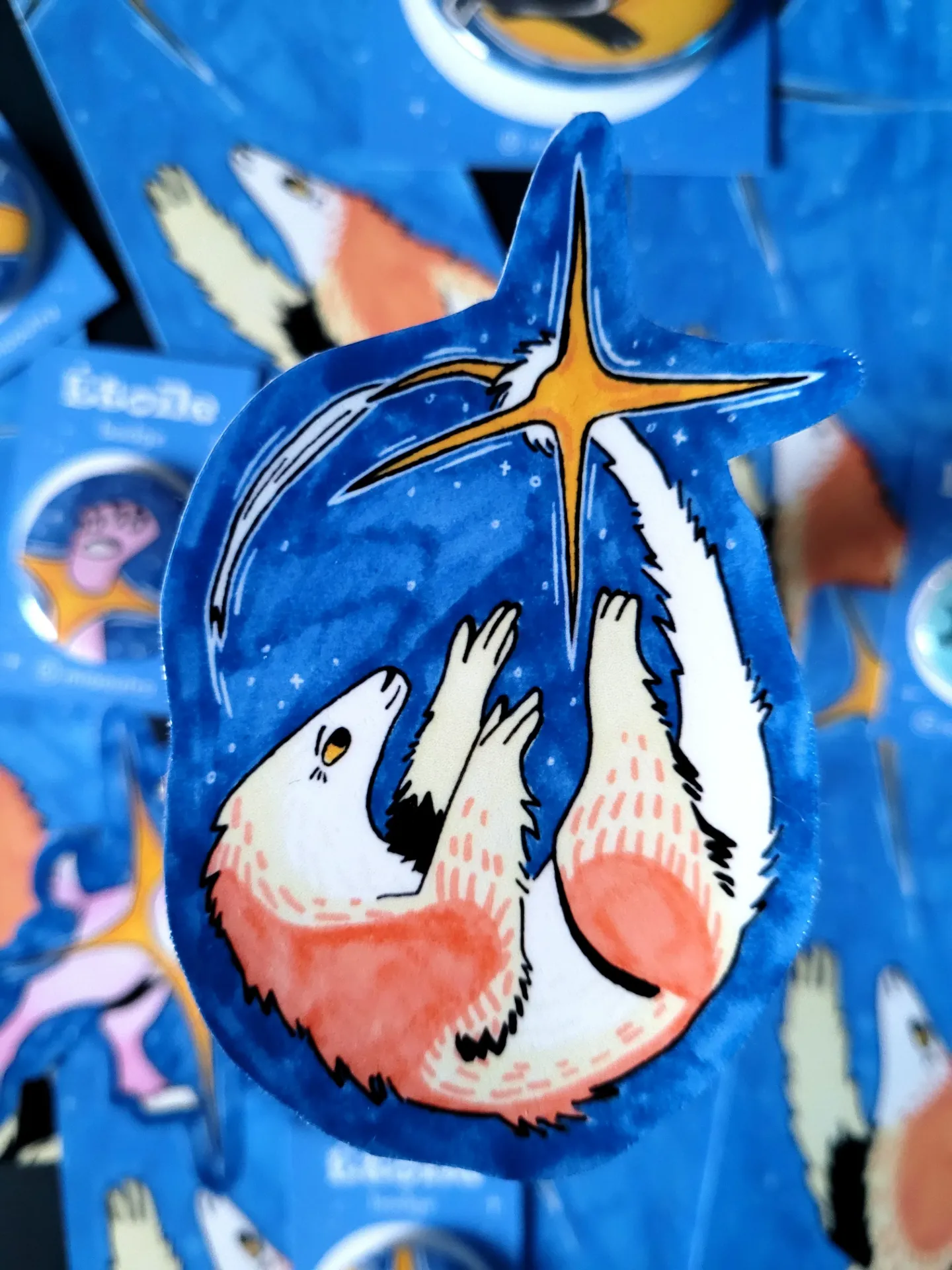 Sticker - Hoshi, Peintresse d’étoiles