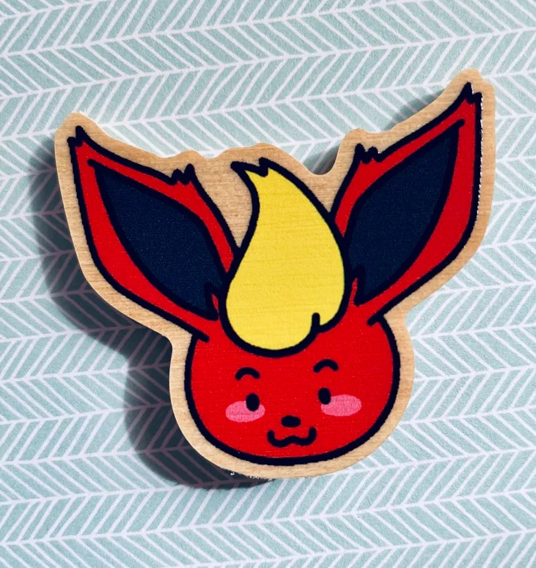 Pin's évolutions d'Evoli - Pyroli - Pokémon