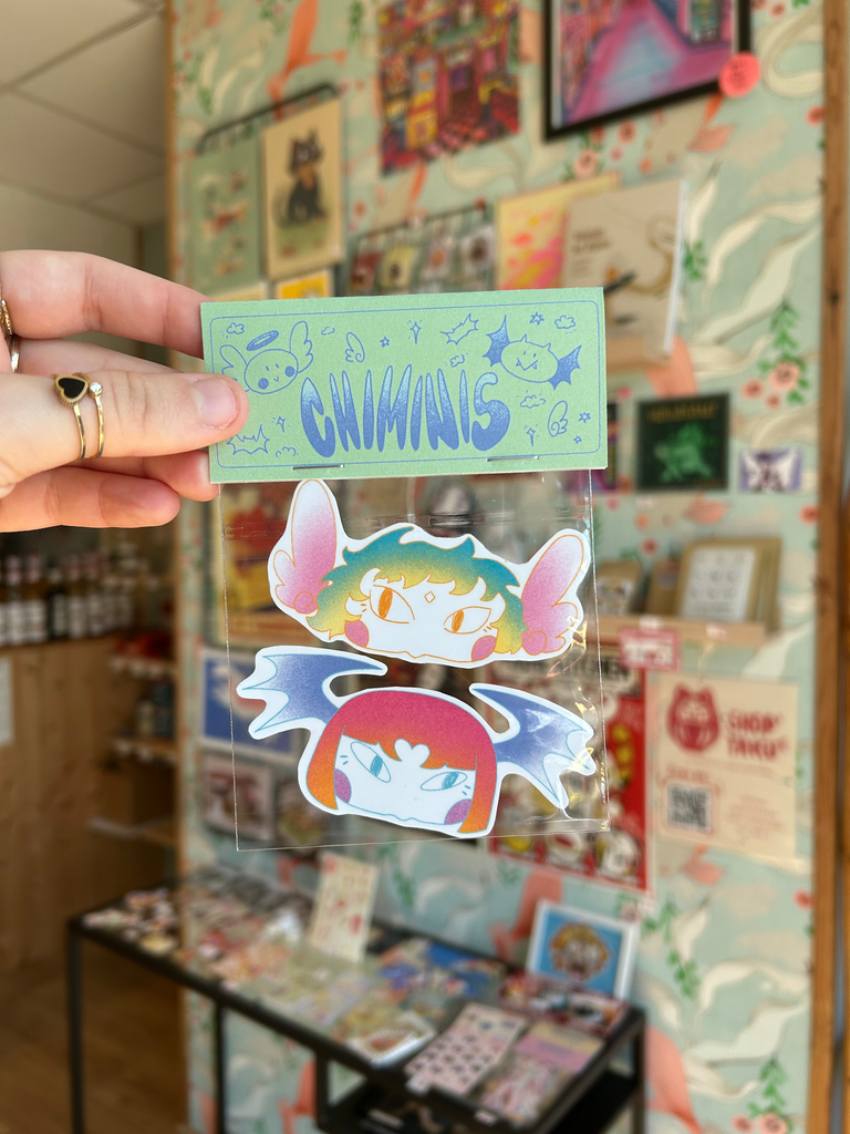 Stickers Ange / Démon - Haru Mori