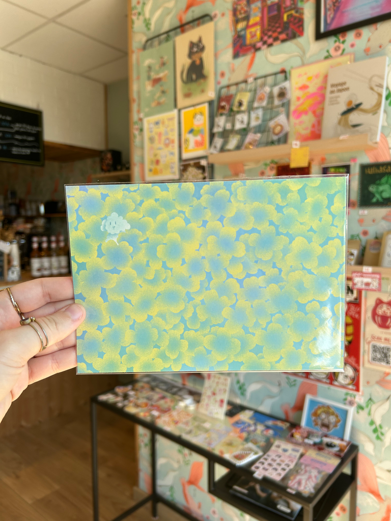 Print A5 - Chien et trèfles