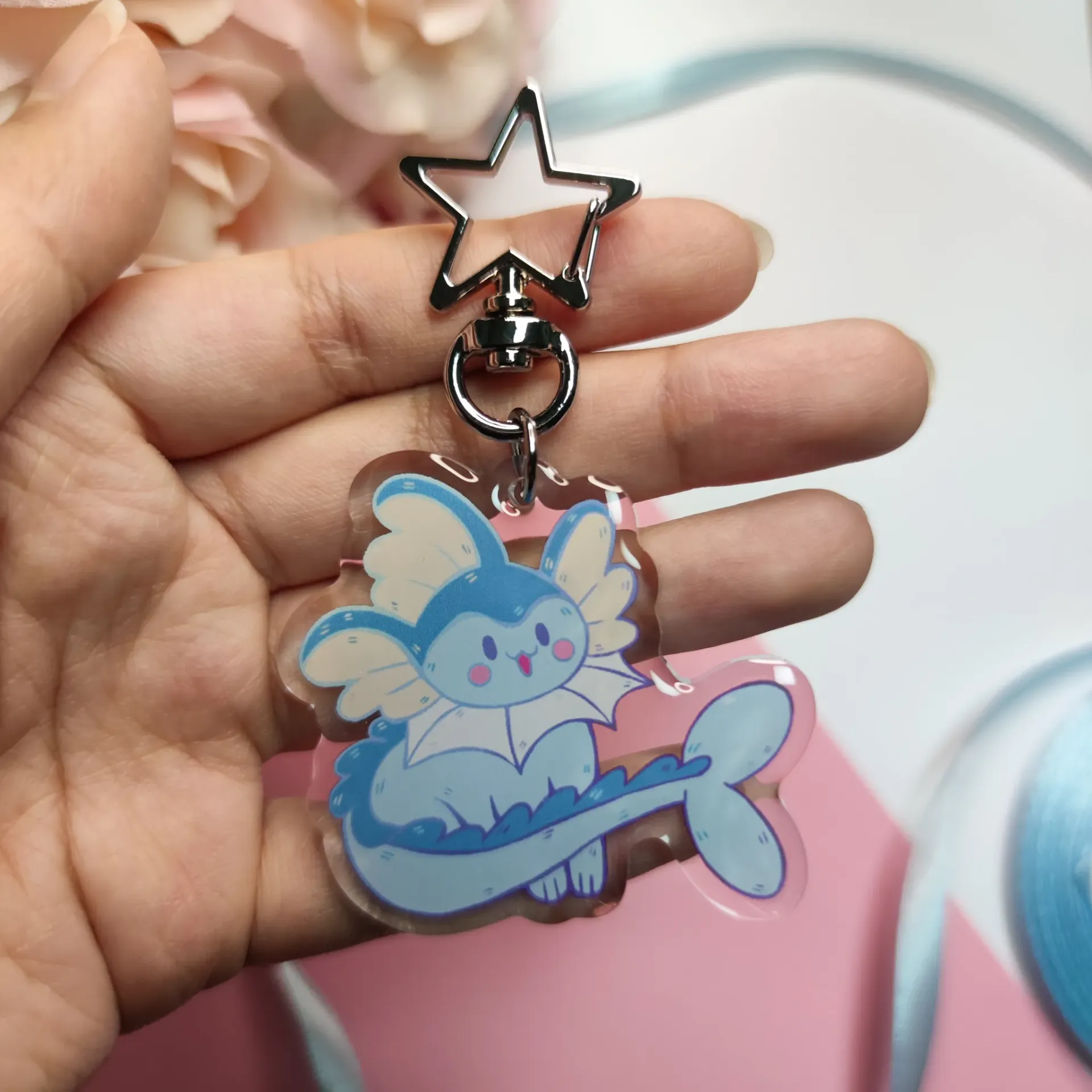 Porte-clés - Aquali Pokemon - Seyue
