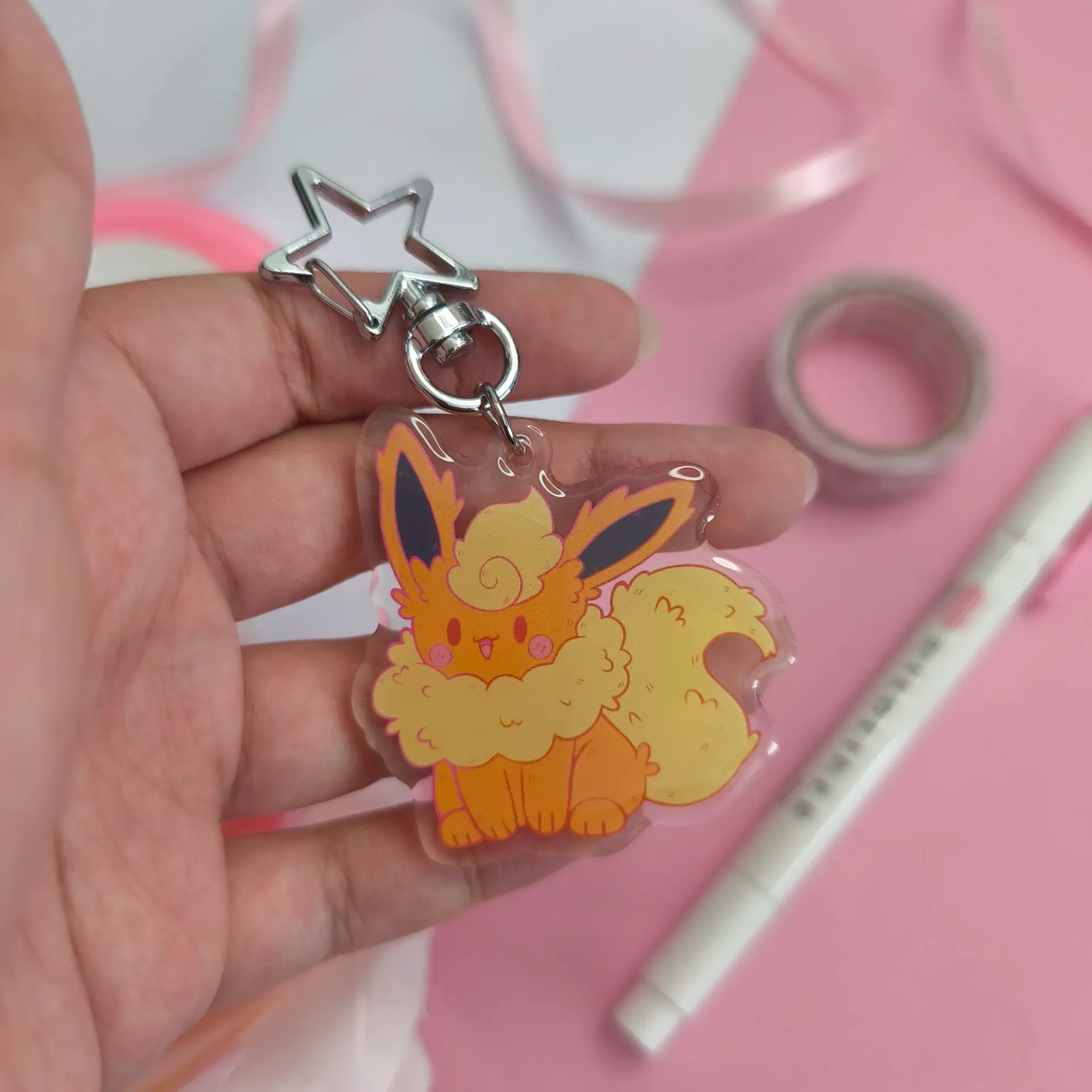 Porte-clés - Pyroli Pokemon