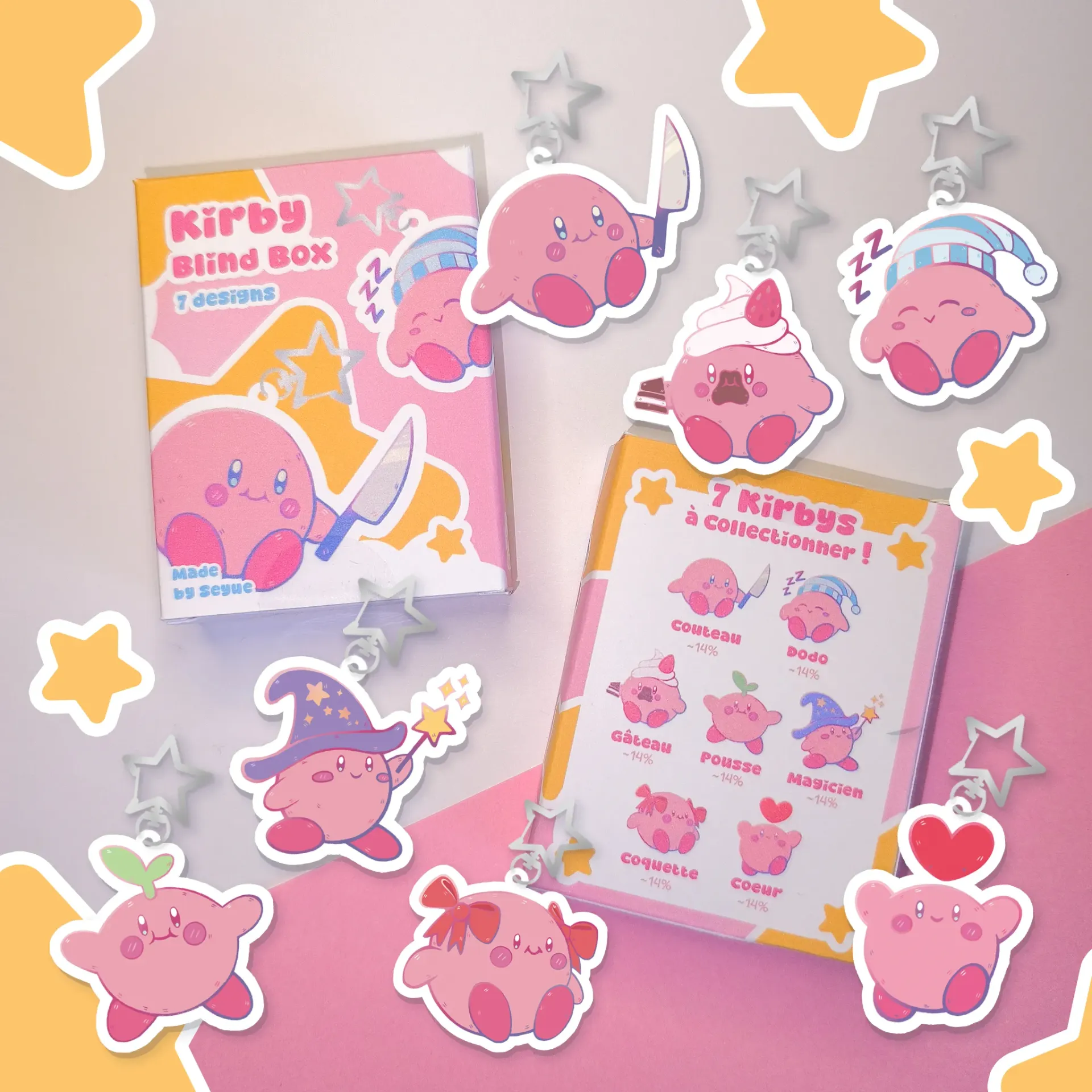 Blind Box - Porte-clés Kirby