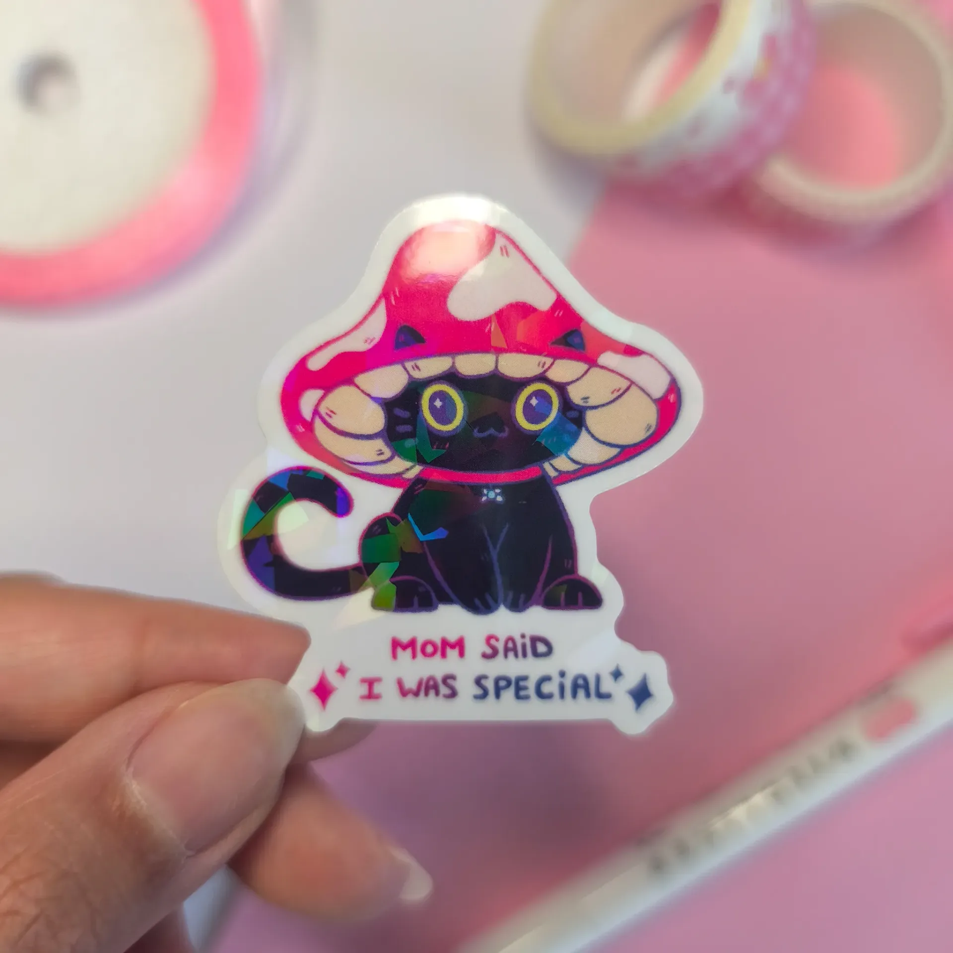 Sticker - Chat Champignon