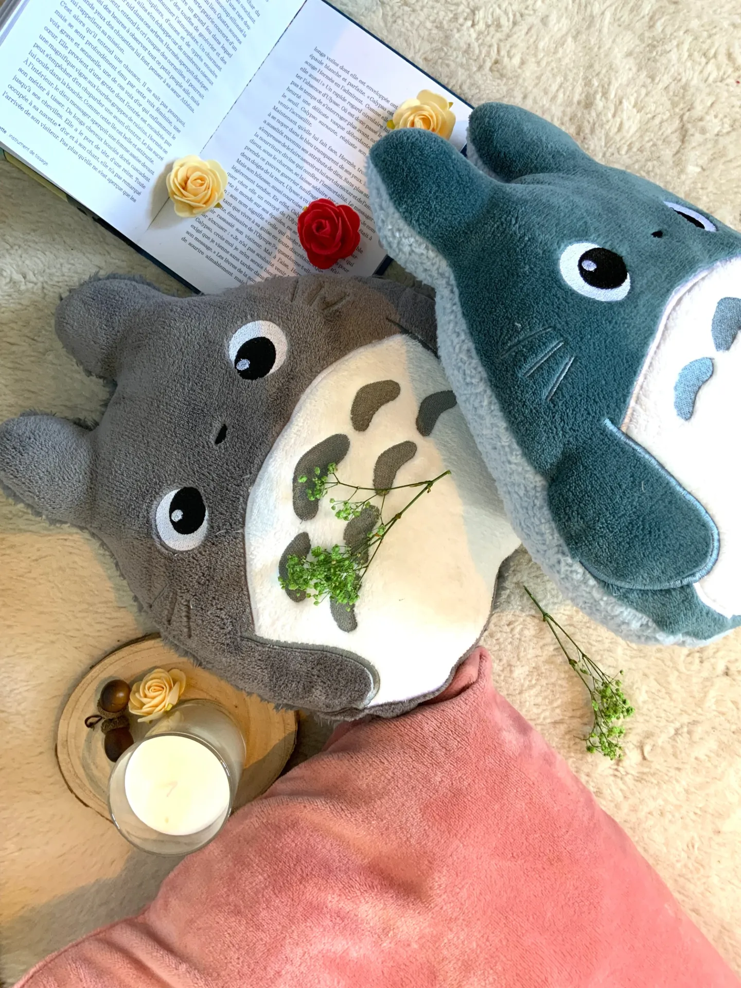 Coussin Mini Totoro - Ghibli (Coussin Totoro Gris)