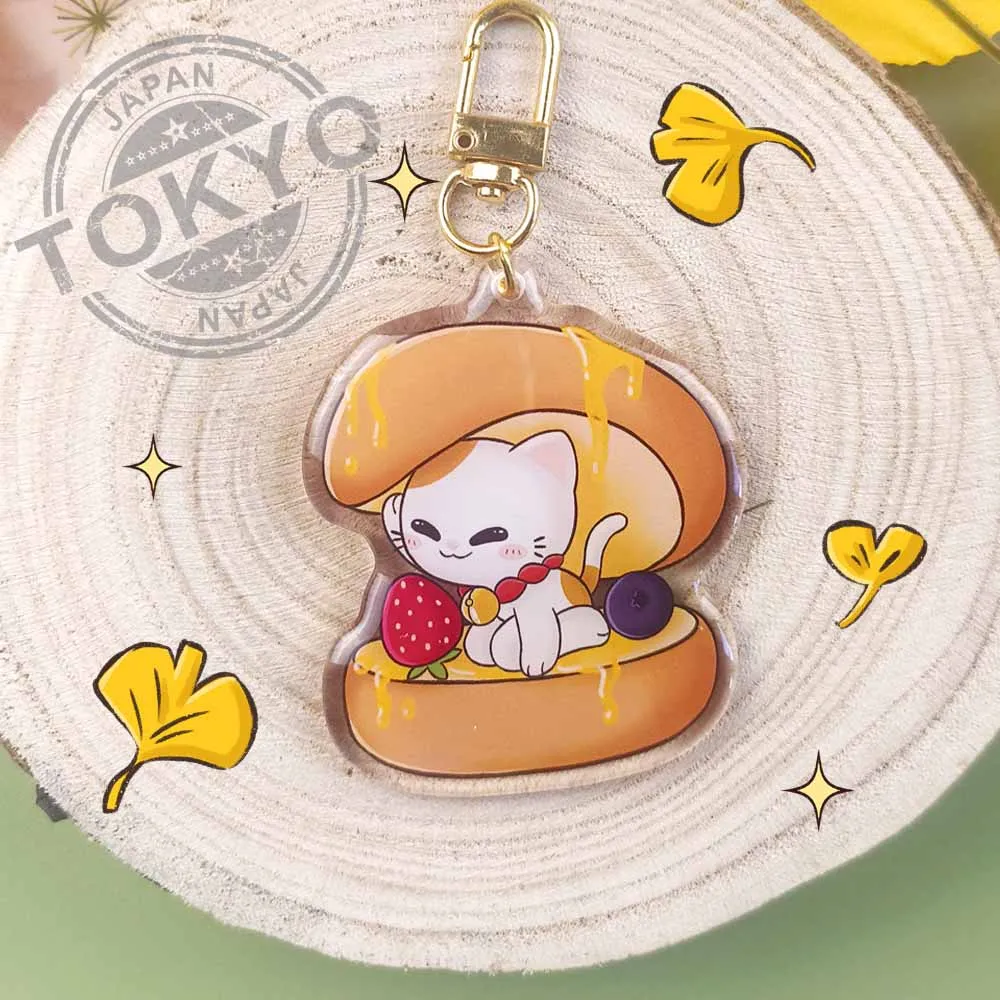 Porte-clés Neko San - Fluffy Pancakes