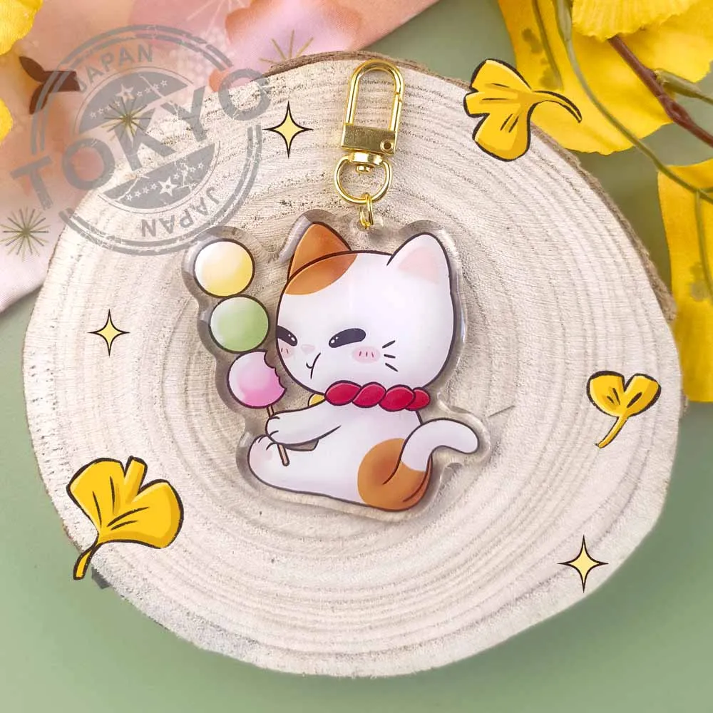 Porte-clés Neko San - Brochette de Dangos